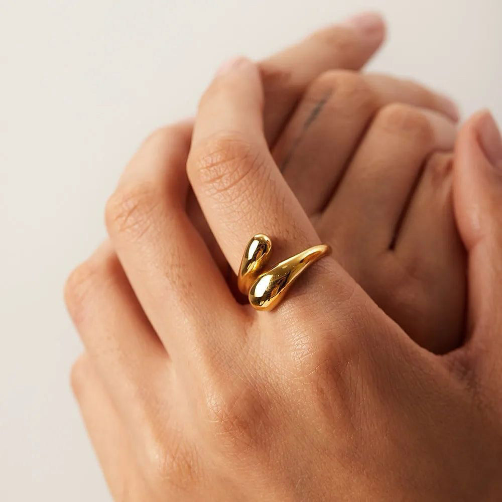 Adjustable Droplet Ring