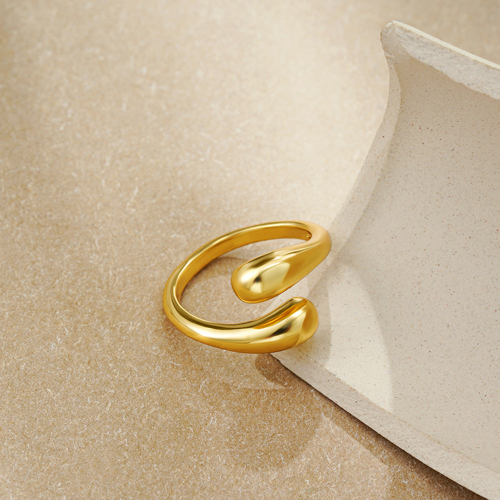 Adjustable Droplet Ring