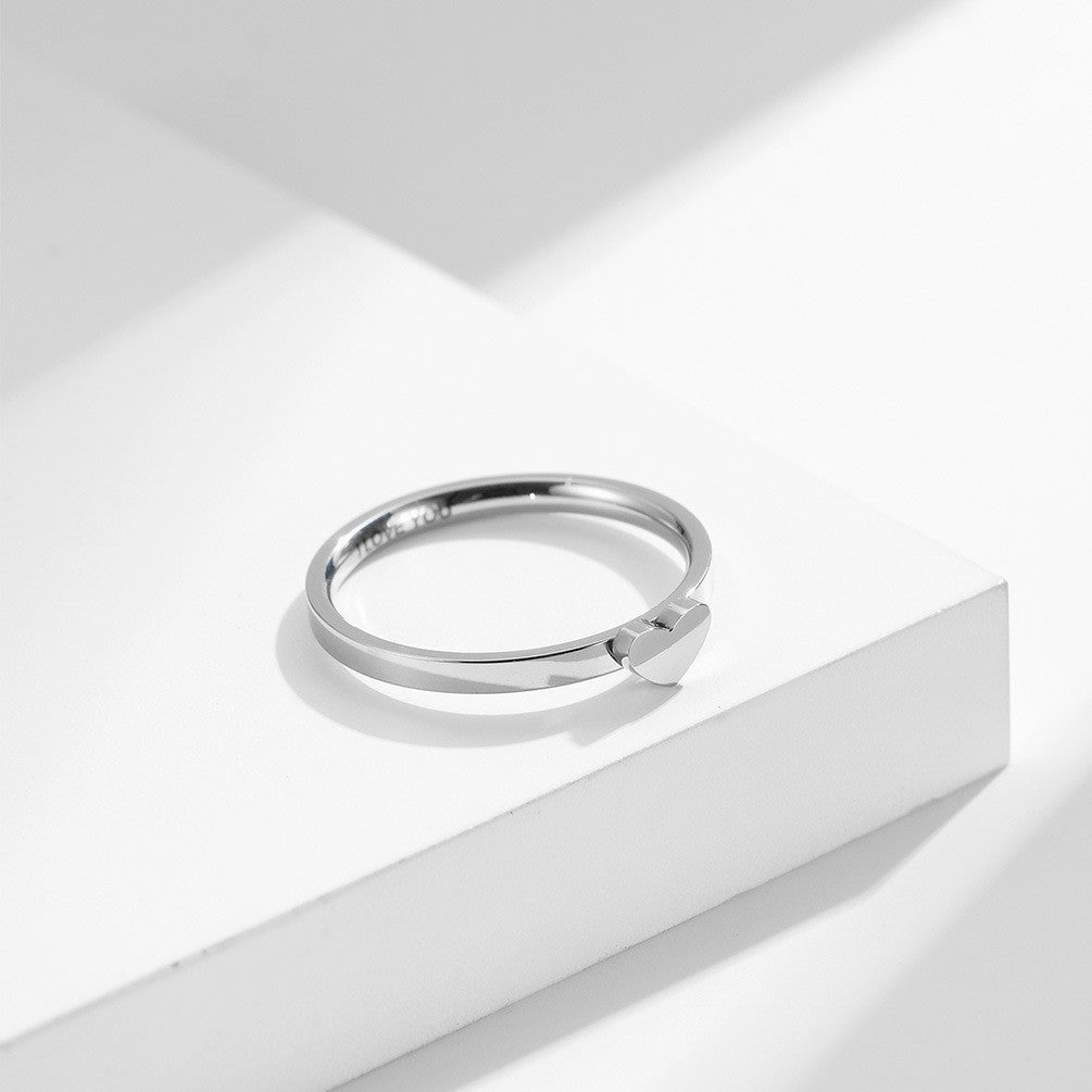 His & Hers Heart Ring